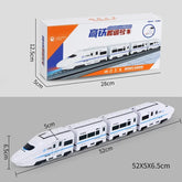 High-speed train set for children, electric toy car, light and sound model, educational toys for boys and girls, gift