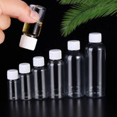 AfricSeal HI-Bouteille d'emballage réutilisable en plastique, plusieurs échantillons de cosmétiques, shampoing, poudre liquide, 10 ml, 20 ml, 30 ml, 50 ml, 80 ml, 100ml