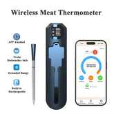 Thermomètre numérique pour cuisine thermomètre à viande sans fil Bluetooth IP67 thermomètres à affichage étanche pour griller BBQ alimentaire