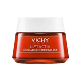 Vichy VC Rejuvenating Collagen Cream Long-Lasting Moisturizing Serum with Gentle Hyaluronic Acid Nourishing Soothing Skin Care