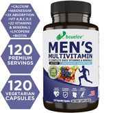 Bcuelov Suppléments vitamines et minéraux pour hommes – 26 combinaisons pour soutenir la santé immunitaire globale, végétalien