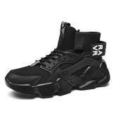 Men's Shoes New High-End Beige Men's Sneakers Chunky Men's Shoes Enhance Fashion Casual Plus Size Cushioned Tennis Shoes Zapatillas