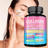 Supplément de collagène - Soutient la santé de la peau, augmente l'immunité et maintient le bien-être global, anti-âge