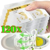 12-120 pièces chaussures déodorant absorbant la sueur autocollant déodorant pied odeur déodorant Sneaker odeur fraîche semelle intérieure stérilisation autocollant