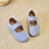 Children's Leather Shoes 2025 Spring Autumn New Korean Girls Princess Shoes with Soft Frosted Soles Sandals Super Soft and Comfortable
