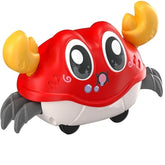 Crawling crab toys for babies, sensory crawling toys, infant learning, toddler development, interactive walking for babies 0-12 months