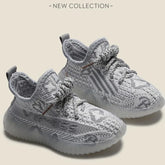 Comfortable and stylish children's sneakers, soft breathable mesh shoes, lightweight lace-up, casual, for boys and girls, spring-autumn 2024