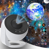 Chambre galaxie projecteur veilleuse HD Image étoile projecteur 13 disques de Film enfants planétarium projecteur 360 ° Lumière de galaxie rotative