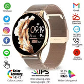 Smartwatch femmes montre 6 surveillance de la santé montre étanche Assistant vocal Bluetooth appel montre intelligente 2025 nouvelle montre de sport
