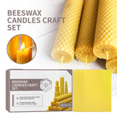 Bougies en cire d'abeille naturelle, 10 pièces, faites à la main, sans additifs, bougies de luxe haut de gamme pour dîner aux chandelles, cérémonie de mariage