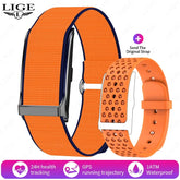 LIGE Smart Watch for Men and Women, Fitness Smart Bracelet, Sports Band, Heart Rate Monitor, Blood Pressure Monitor, Waterproof, Multifunctional Watch