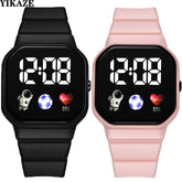 Montre de Sport pour enfants, numérique, Spaceman, bracelet en Silicone, étanche, électronique, cadeaux pour garçons et filles