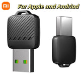 Xiaomi 2-in-1 Wireless Android Auto Adapter, Wireless CarPlay Dongle, AI Smart Car System Smart Box for Wired CarPlay