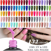 NAILCO 15ml Vernis à ongles Gel Vernis Semi Permanent UV Gel Vernis manucure Vernis Nail Art Nude Gel Poliish