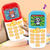 Jouets pour smartphone, téléphone pour bébé avec musique et son lumineux, simulation d'interaction, fabrication d'appels téléphoniques, cadeaux pour enfants, batterie non incluse