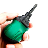 Ratchet screwdriver set, short handle, cross-groove drill head, detachable telescopic steel screwdriver, repair hand tools