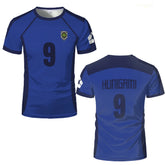 Men's ISAGI 3D Printed T-shirt, Sport, Quick Dry, Breathable, Anime Cosplay, Harajuku, Football Team, Loose, Training, Short Sleeve, Summer