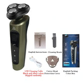 Washable electric razor blade, easy to detach, comfortable handle, fashionable design, efficient shave, gift for men