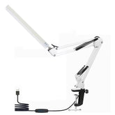Lampe de bureau, lampe de bureau LED avec culbuteur, Angle réglable, 10 niveaux de luminosité, 3 modes d'éclairage, luminaire, apprentissage du protection des yeux