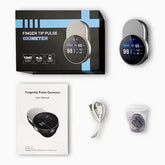 Bluetooth Wireless Transmission SpO2 Digital Oximeter, Finger Clip, Rechargeable Oximeter, USB, Bluetooth Pulse Oximeter