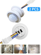 Motion sensor light switch 220V 110V PIR presence sensor for lighting with adjustable delay, motion detector lamp automatic switch