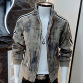 Veste de marque à la mode pour hommes, nouveau modèle rétro décontracté à manches longues, Niche belle
