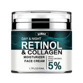 Retinol face cream, moisturizing, firming, brightening, with collagen, hyaluronic acid, skin care products, 50ml