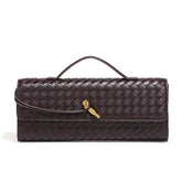 Sac messager tendance avec sangle unique – Cuir vintage de couleur unie pour le shopping et les voyages