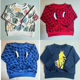 Chandails d'automne pour enfants, sweat-shirt imprimé mignon pour garçons et filles, vêtements d'extérieur en coton, nouvelle collection 2025