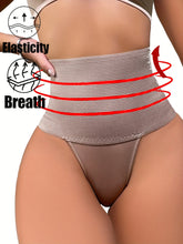 String façonnant taille haute pour femmes, respirant, resserrement du ventre et levage des hanches, sous-vêtements doux et confortables, adapté au quotidien