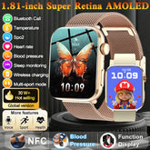 Montre intelligente montre Version mondiale hommes femmes HD AMOLED affichage fréquence cardiaque Bluetooth appel GPS piste étanche sport montres intelligentes