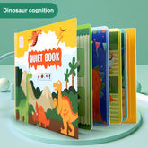 Montessori busy book for toddlers, educational toys for babies, quiet book, animal numbers, matching puzzle