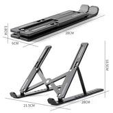 Support réglable pour ordinateur Portable, Support d'ordinateur pour Macbook Air Pro, accessoires, Base pliable pour Pc