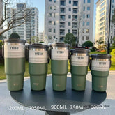 Tyeso Stainless Steel Thermos Coffee Mug, Double-Layer Insulated Travel Mug for Hot and Cold Drinks, Vacuum Flask, Car Water Bottle