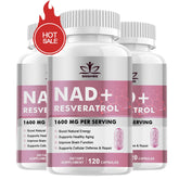 Anti - âge NAD + Supplément Capsules - Nicotinamide ribose substitut, énergie naturelle et santé cellulaire nad Supplément - anti - âge Booster cellulaire