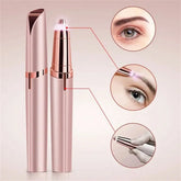 Tondeuse à sourcils électrique pour femmes, crayon façonnant les sourcils, épilateur pour le visage, rasoir automatique, couteau de poche