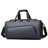 Sports bag, large capacity handbag, portable travel duffel bag, multi-compartment with shoe storage, perfect for holidays, the gym