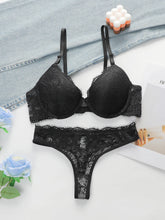 Soutien-gorge et sous-vêtements deux pièces Push Up en dentelle pour femmes, Simple et Sexy, de haute qualité, A3107