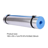 Thick, non-slip, solid-color yoga mat for fitness and multi-functional workouts at home.