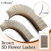 CoMango Quality 5D Fairy Flower Flora Pre-Made Eyelashes Fans Individual Eyelash Extensions Natural Makeup Soft Wholesale Supplier