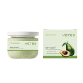 VETES – Body Scrub to Remove Dead Skin, 250g, Gentle Exfoliating Scrub, Non-Irritation, Moisturizing Cream, Deep Cleansing, Body Care