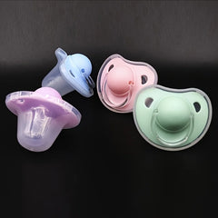 Baby pacifier with lid, 2 pieces/pack, for daily and nighttime use