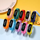 Kawaii montre intelligente pour enfants mode en plein air étanche sport enfants montres garçon filles montres numériques Silicone montre enfant