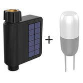 Tuya Smart WiFi Watering Timer, Solar Powered Drip Irrigation System, Built-in Water Flow Recorder, Water Controller
