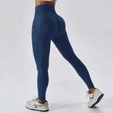 Women's Yoga Leggings, Fitness Running High Waist Slim Pants, Push Up Sport Scrunch Buttock Leggings, Athletic Gym Jogging Workout Leggings