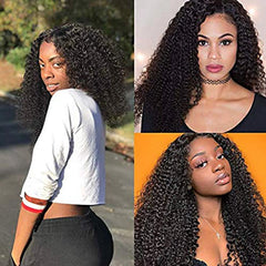 Natural Peruvian Lace Front Wig, Curly Hair, Glueless