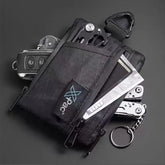 EDC – pochette multi-poches X-PAC, portefeuille, petit porte-clés, pochette pour pièces de monnaie, organisateur de poche EDC, pochette utilitaire pour cartes, sac étanche