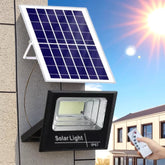 30-500W lampes solaires éclairage extérieur lumière de jardin projecteur ménage Rural lampadaires Super lumineux étanche applique chaude