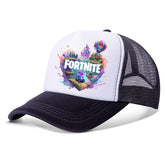 Fortnite Baseball Cap for Kids, Cartoon Game Print Hat for Boys, Outdoor Summer Sun Hat, Adjustable Visor Cap, Children's Gifts, New Collection