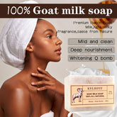 Organic goat's milk bar for all skin types, natural, whitening, nourishing, shea butter and honey doll, books, Regina